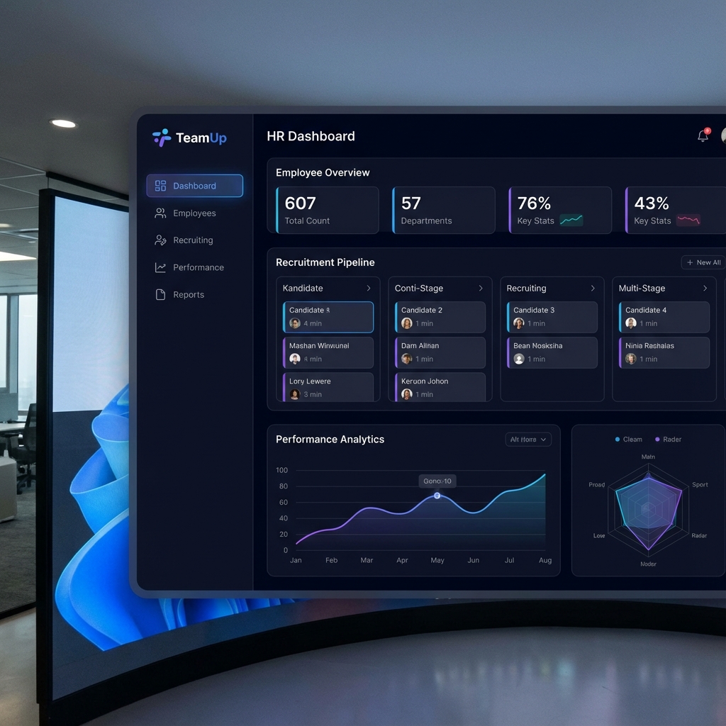 TeamUp Dashboard
